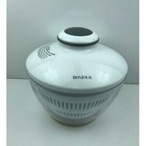 Bonjour Fresh Spin Automatic Battery Powered Salad Spinner Handicap Accessible